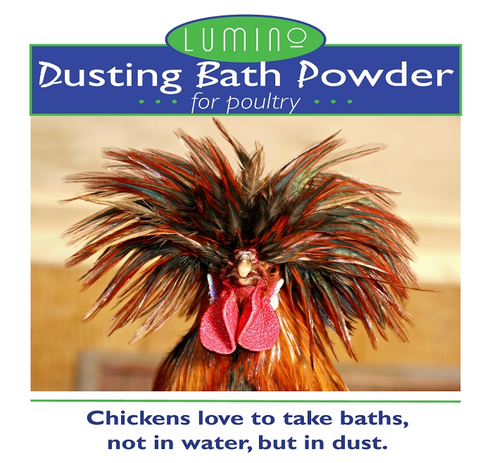 Lumino poultry dust label image