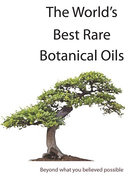 Woman with botanical oils